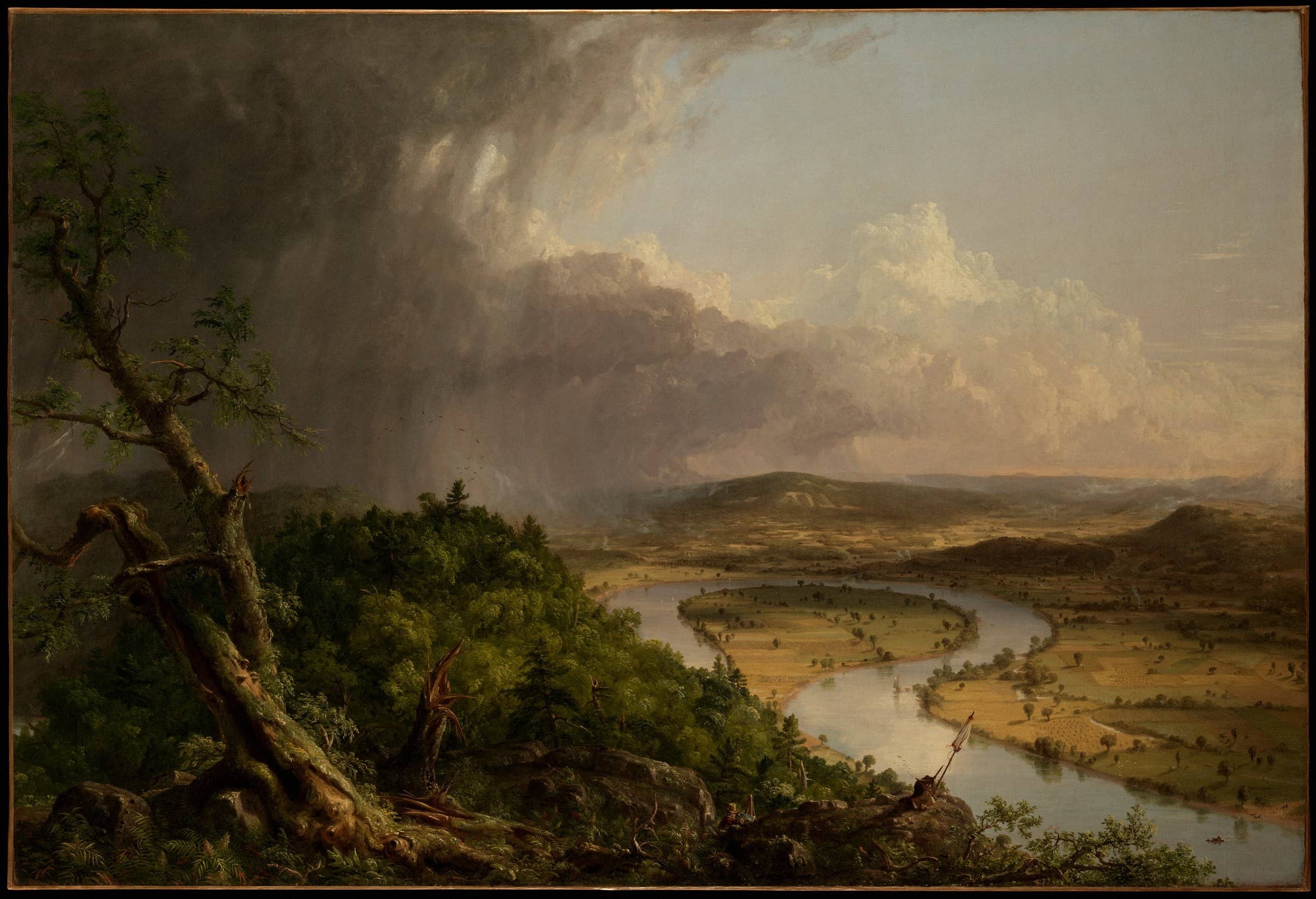 The Oxbow by Thomas Cole, 1836, oil on canvas (The Met)