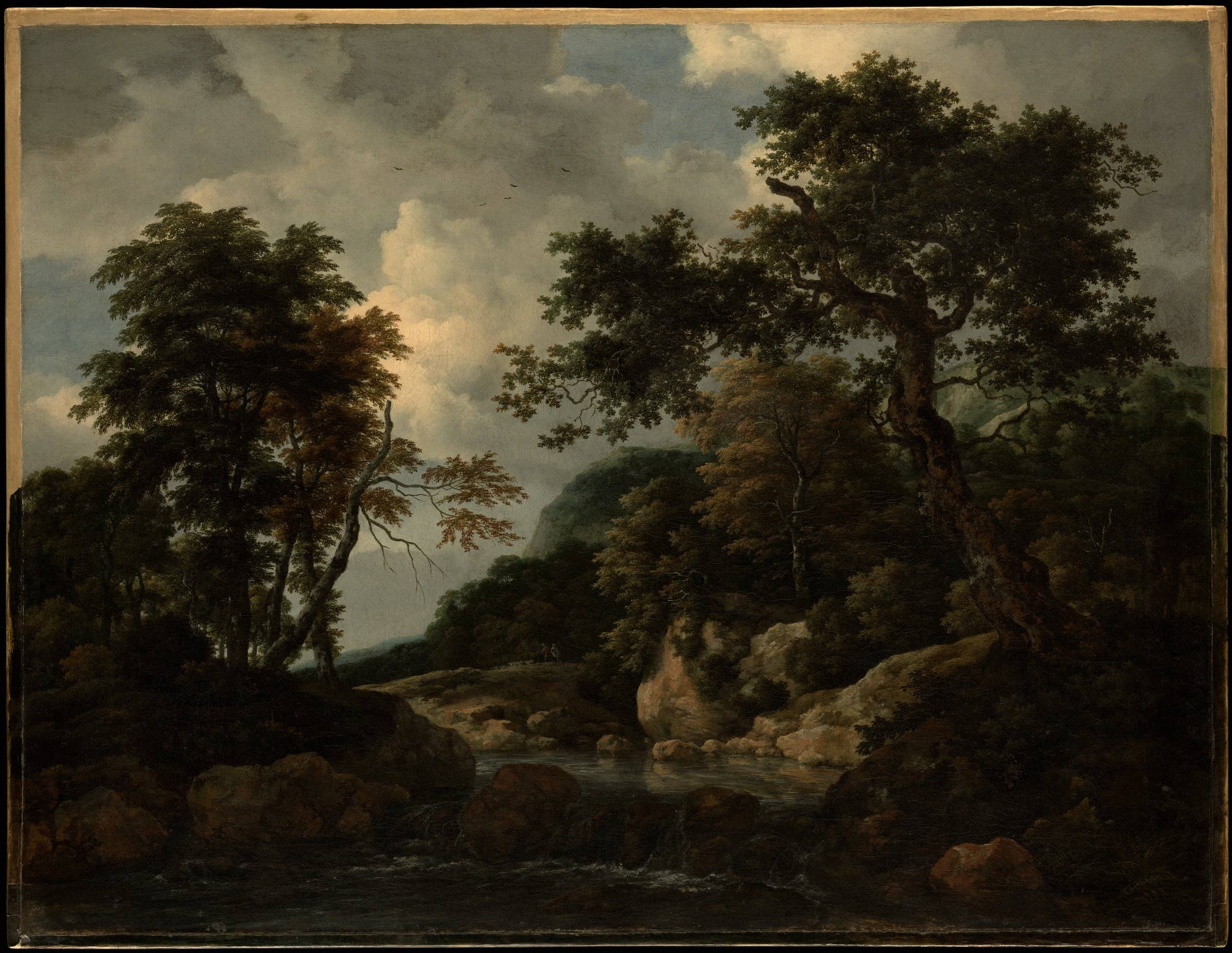 The Forest Stream by Jacob van Ruisdael, about 1660, oil on canvas (The Met)