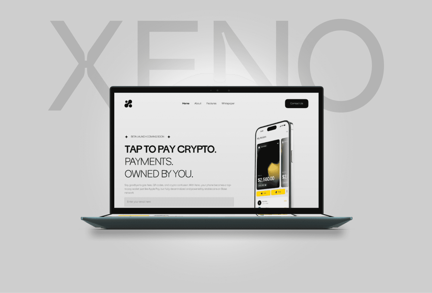 XENO: Tap to pay with crypto, from your phone.